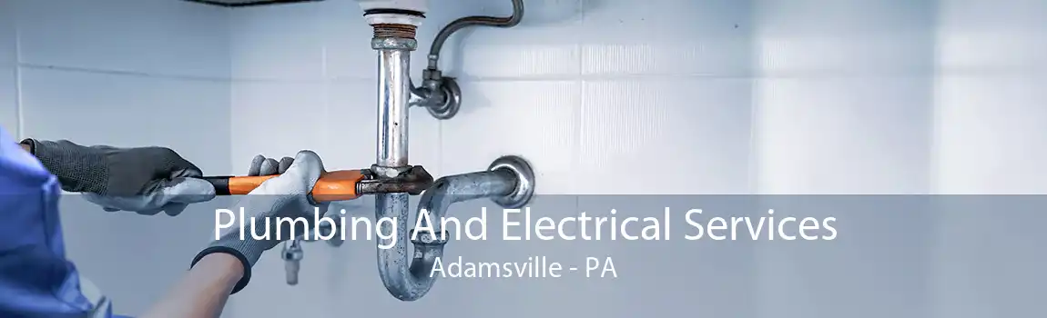 Plumbing And Electrical Services Adamsville - PA