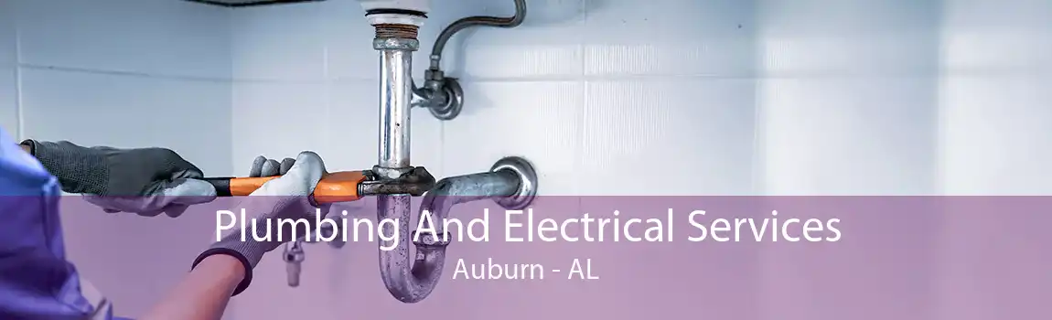 Plumbing And Electrical Services Auburn - AL