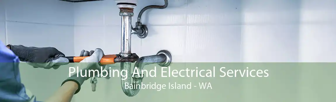 Plumbing And Electrical Services Bainbridge Island - WA