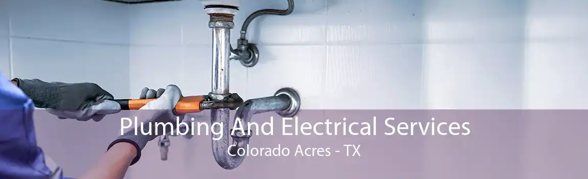 Plumbing And Electrical Services Colorado Acres - TX