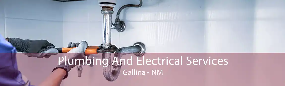 Plumbing And Electrical Services Gallina - NM