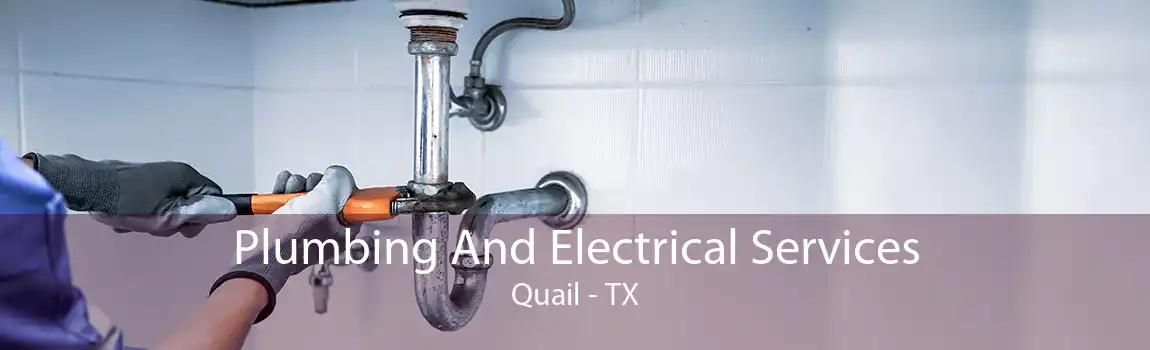 Plumbing And Electrical Services Quail - TX