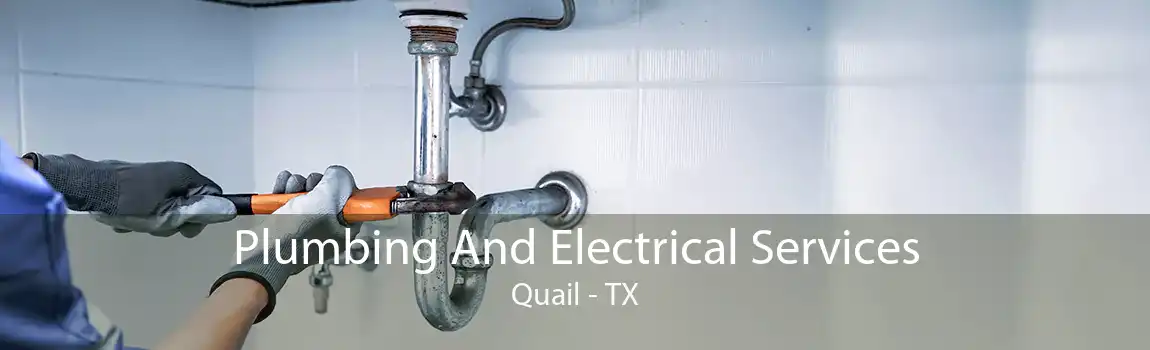 Plumbing And Electrical Services Quail - TX