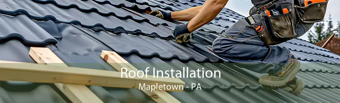  Roof Installation Mapletown - PA