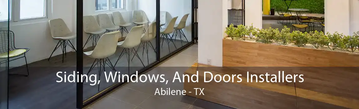  Siding, Windows, And Doors Installers Abilene - TX