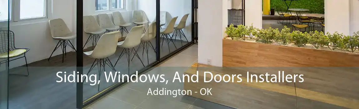 Siding, Windows, And Doors Installers Addington - OK