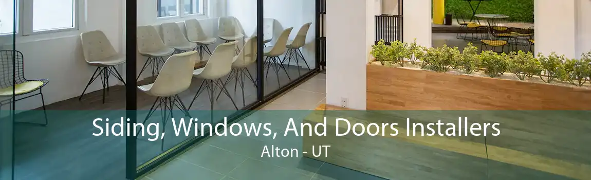 Siding, Windows, And Doors Installers Alton - UT
