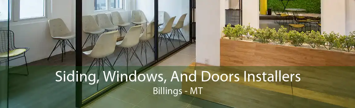 Siding, Windows, And Doors Installers Billings - MT