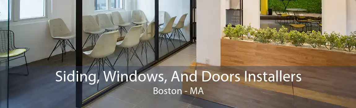 Siding, Windows, And Doors Installers Boston - MA