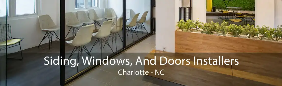 Siding, Windows, And Doors Installers Charlotte - NC