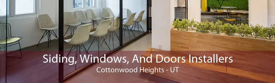 Siding, Windows, And Doors Installers Cottonwood Heights - UT