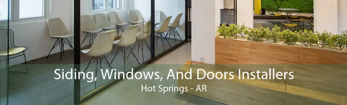 Siding, Windows, And Doors Installers Hot Springs - AR