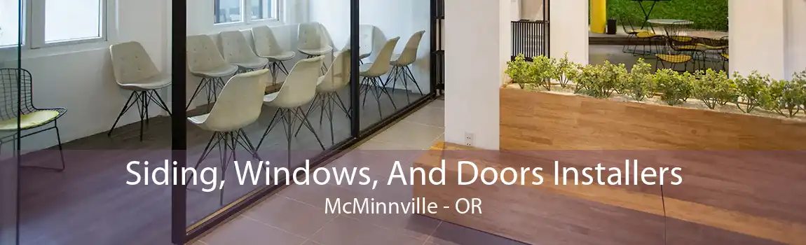 Siding, Windows, And Doors Installers McMinnville - OR