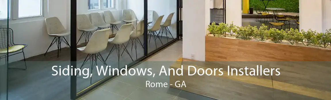  Siding, Windows, And Doors Installers Rome - GA