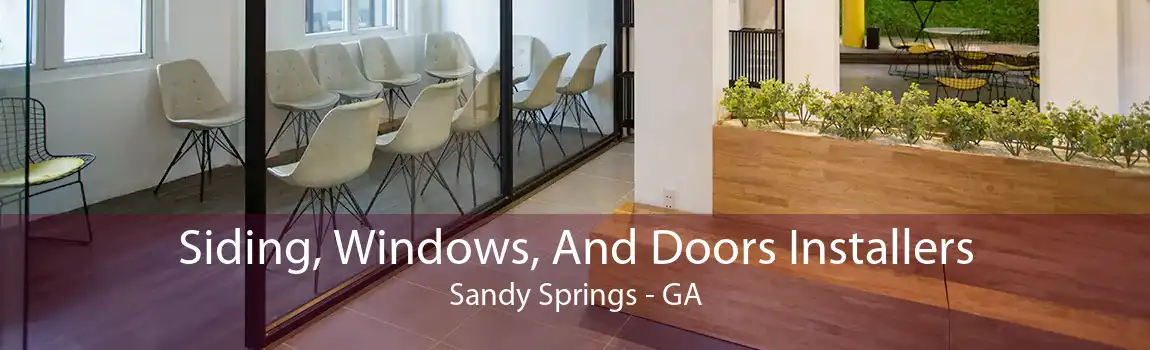 Siding, Windows, And Doors Installers Sandy Springs - GA