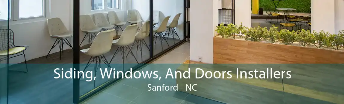 Siding, Windows, And Doors Installers Sanford - NC