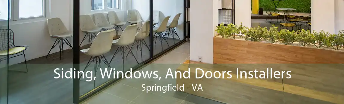 Siding, Windows, And Doors Installers Springfield - VA